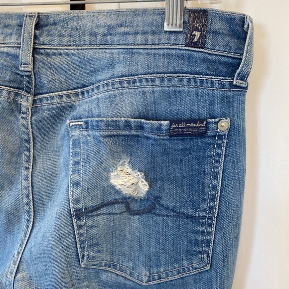 7 For All Mankind josefina skinny boyfriend jeans - 27 - Picture 3 of 7